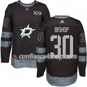 Adidas Maillot de Hockey Dallas Stars Ben Bishop 30 1917-2017 100th Anniversary Noir Authentic - Homme
